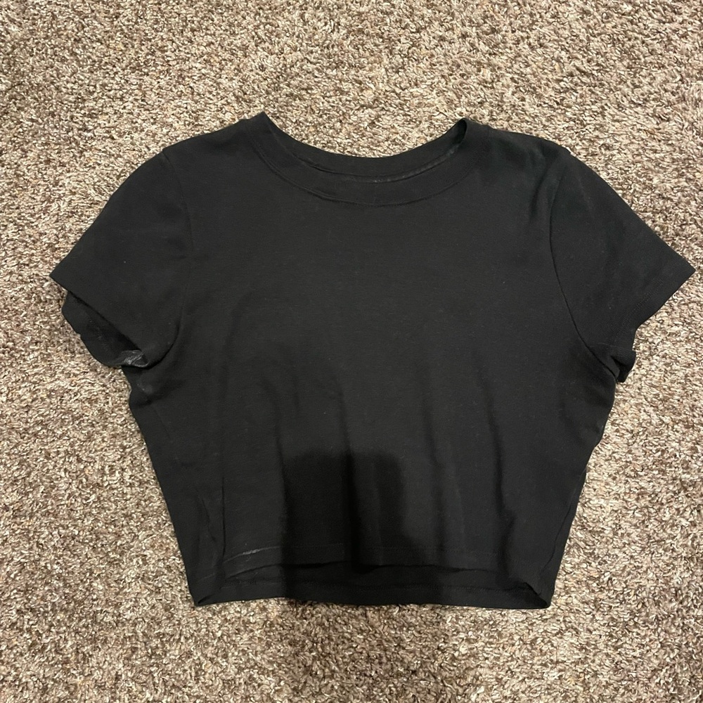 Hollister Black Women's Crop Top
